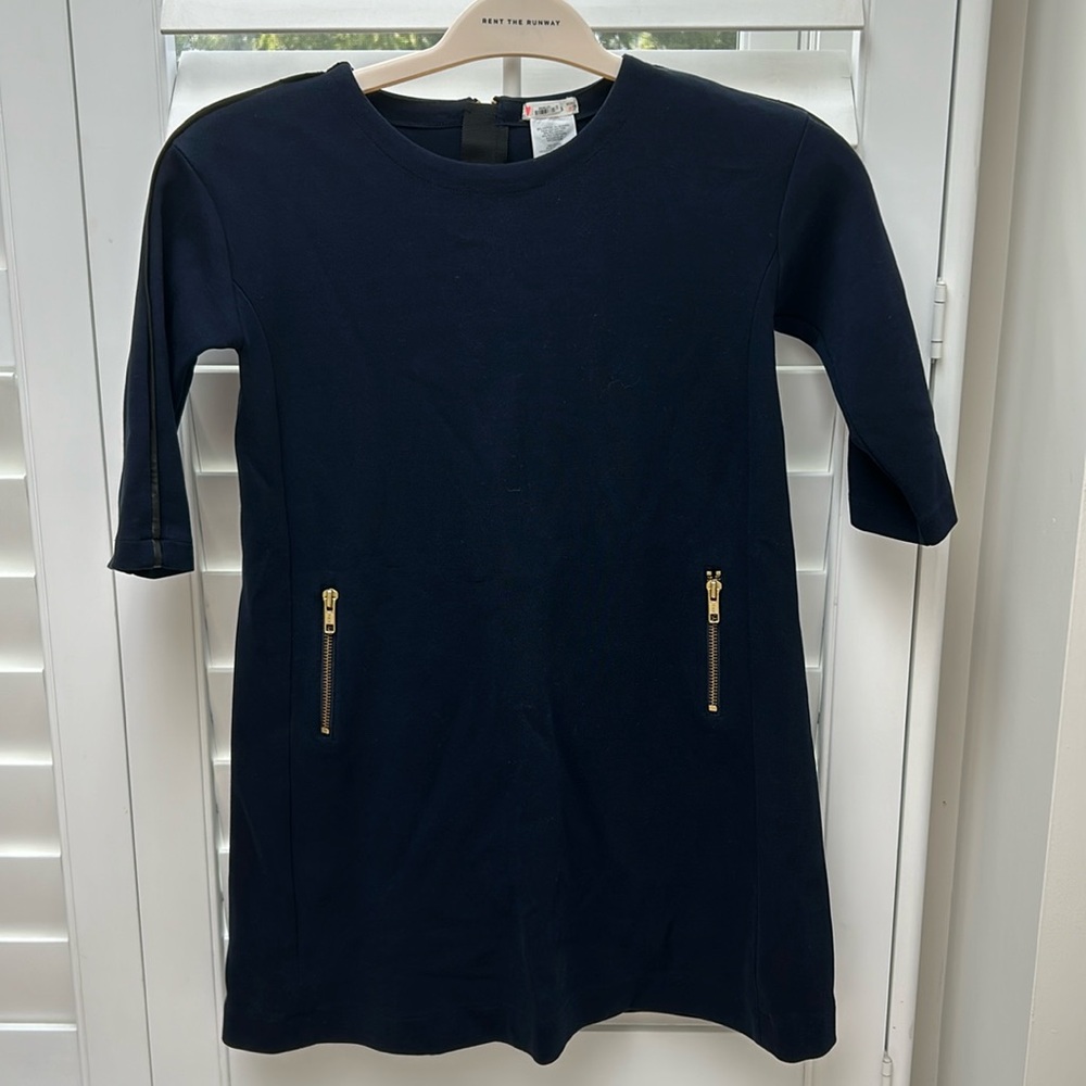 Crew cuts Navy Ponte Dress
